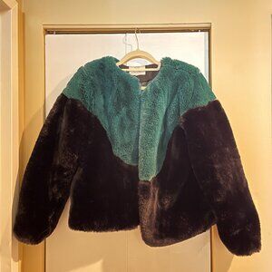 Lucy Wang Faux Fur Jacket